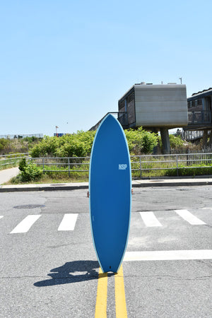 NSP Elements Fish - 6’4” 40.2L & 6’8” 43.7L - Available Grey & Aqua