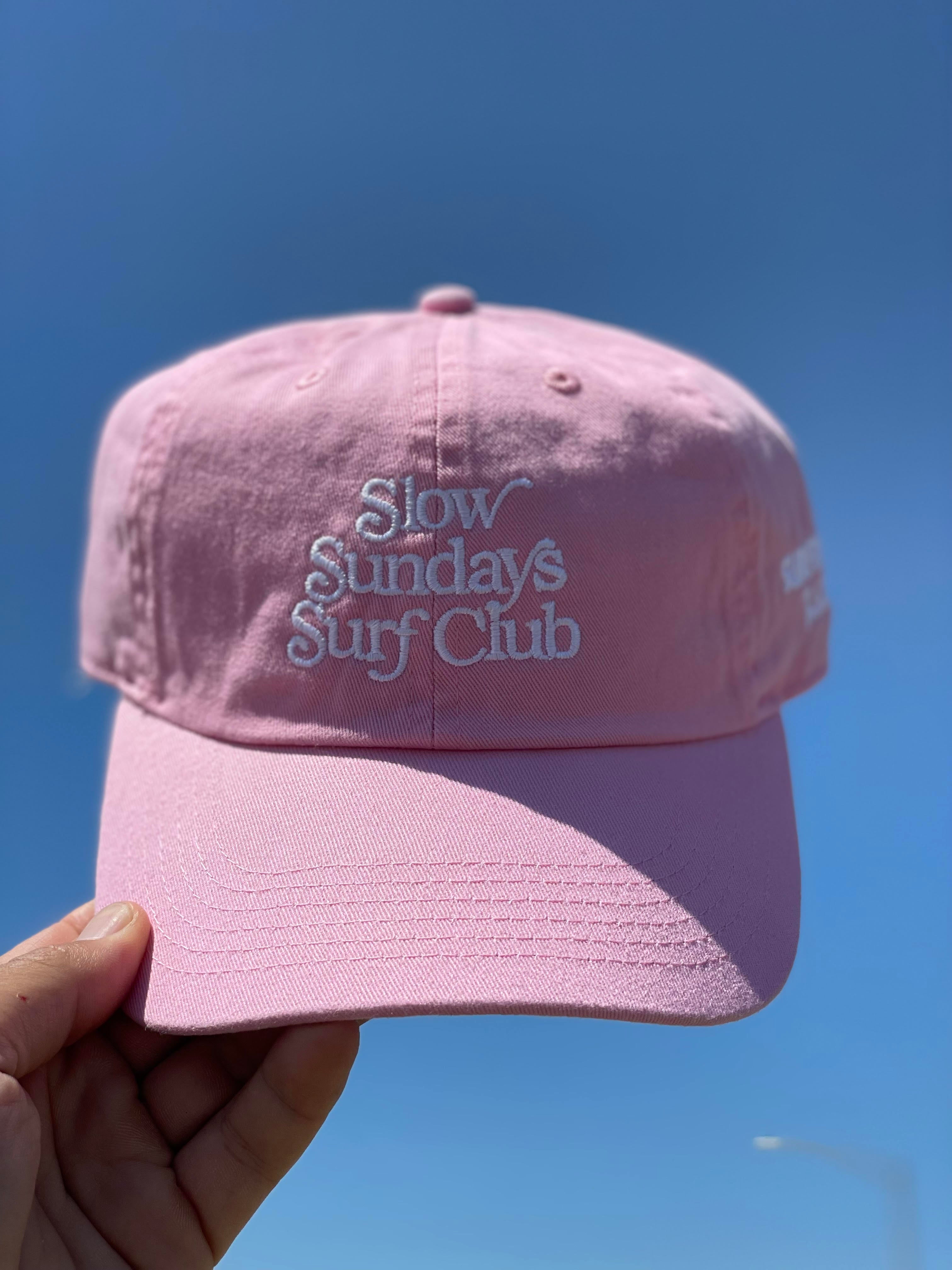 Slow Sunday Surf Club Hat - Pink