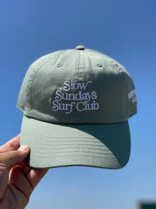 Slow Sunday Surf Club Hat - Olive Green